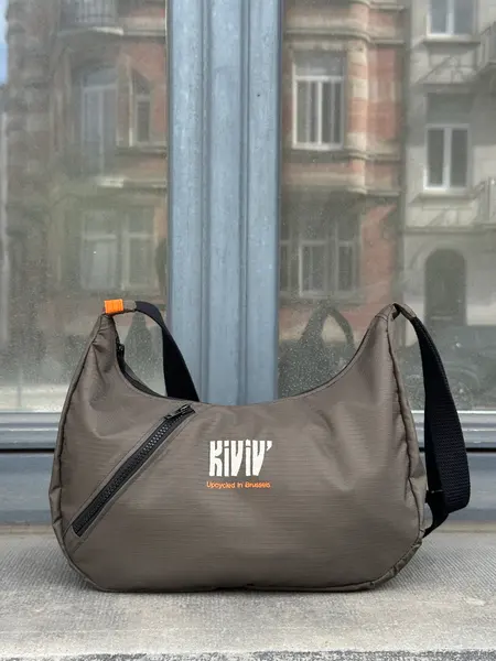 Demi-lune — Kaki « Upcycled in Brussels »